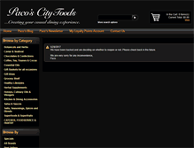 Tablet Screenshot of pacoscityfoods.com